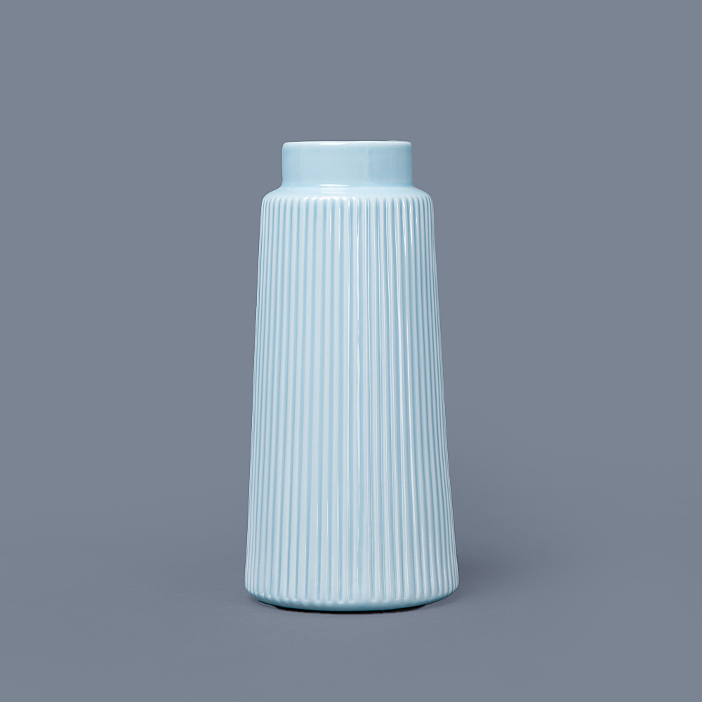 ваза декоративная голубая №4 