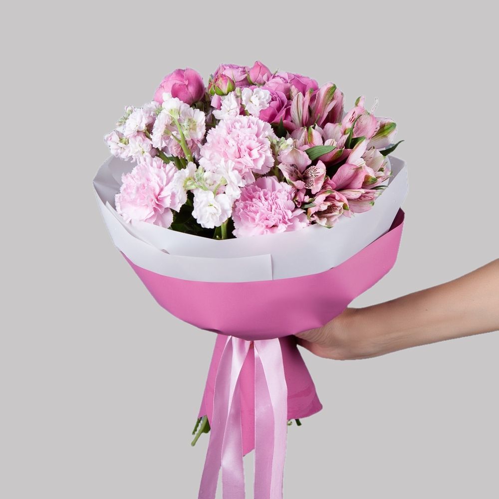 букет "симфония" pink 