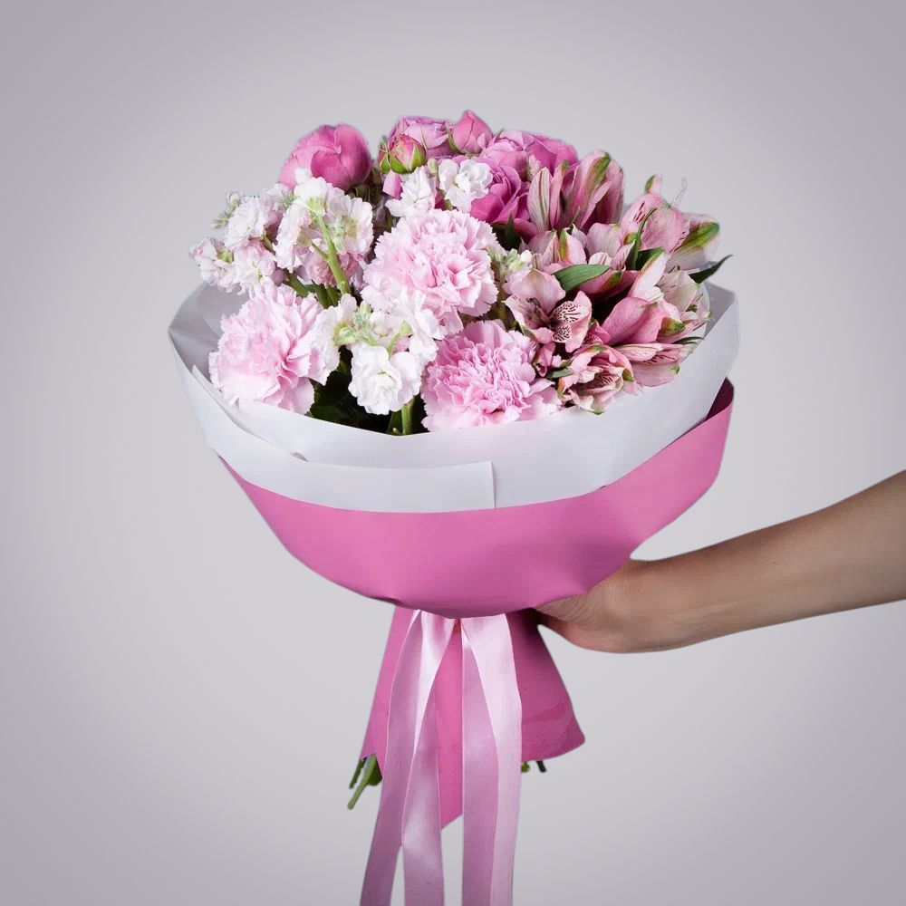 букет "симфония" pink 