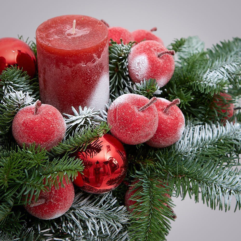 композиция “ягодный иней” 