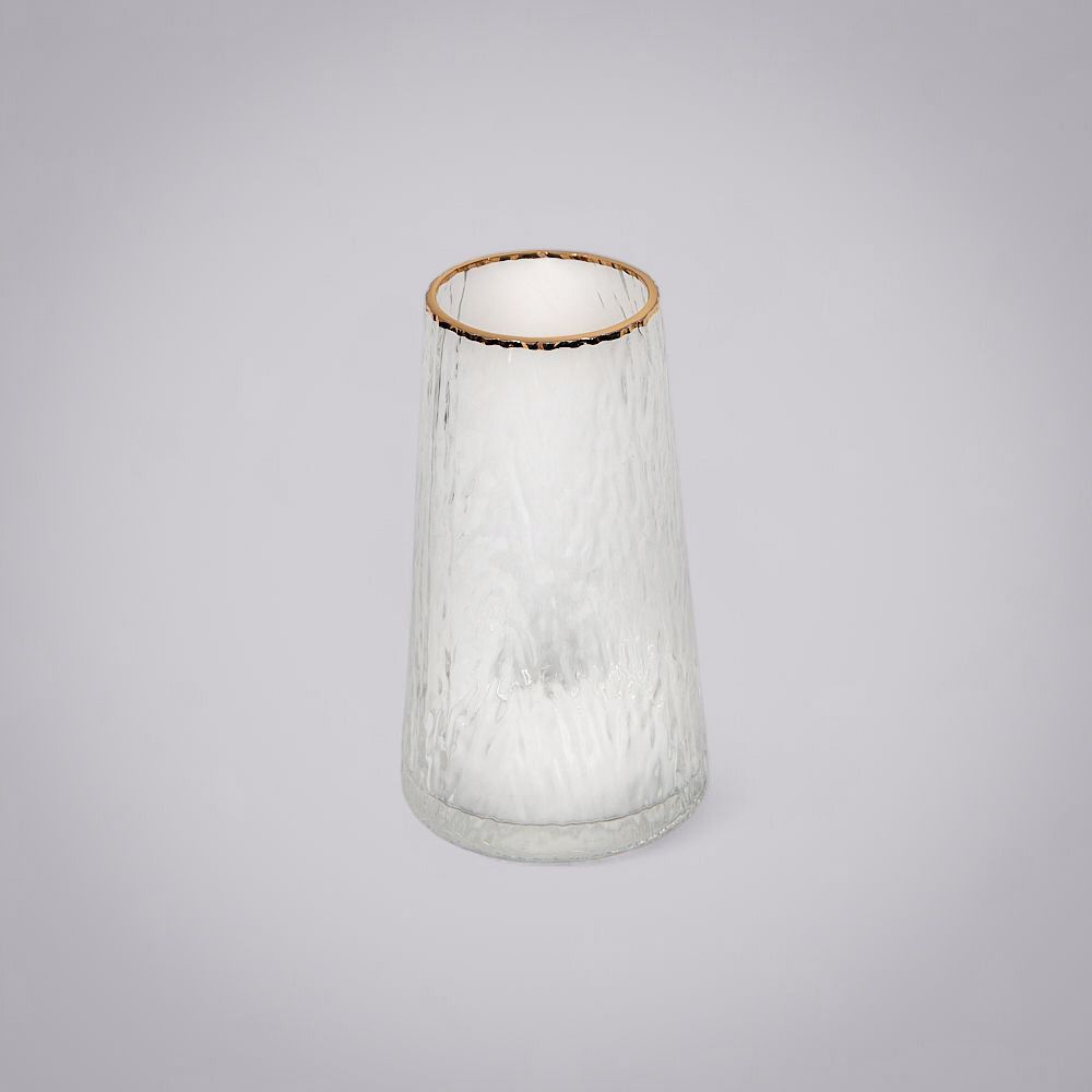 ваза стеклянная d10,8*h20 