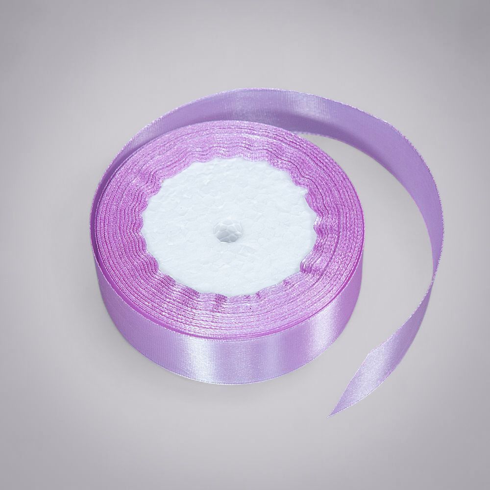 лента атласная сиреневая (1 метр) 