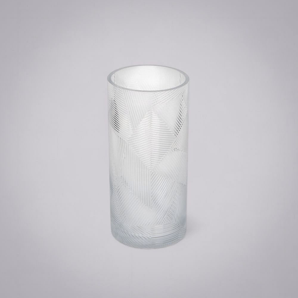 ваза стеклянная d12*h26 