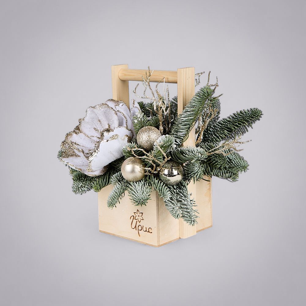 композиция “морозная нежность” 