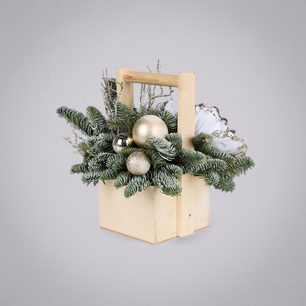 композиция “морозная нежность” 