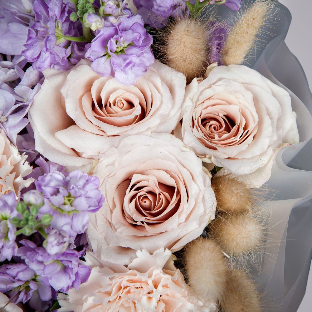 букет "сиреневое вдохновение" 