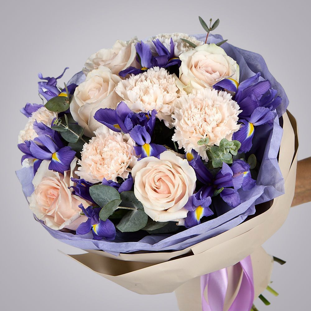 букет “звёздная лазурь” 