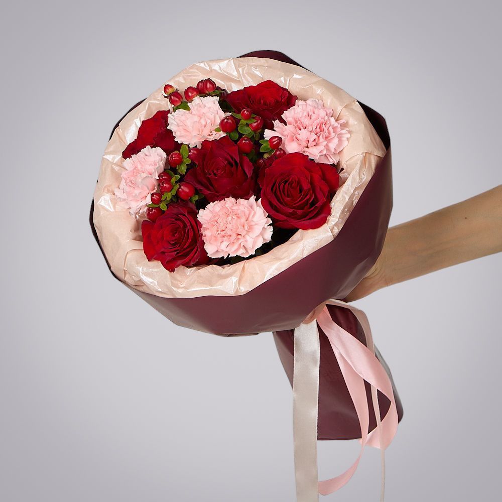 букет "пленительные моменты" s red 
