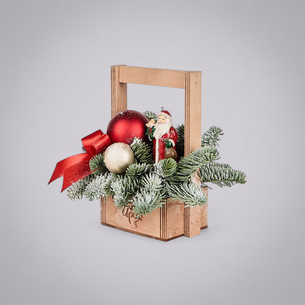 композиция “визит санты” 