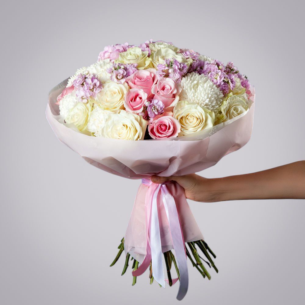 букет "розовая пастила" 