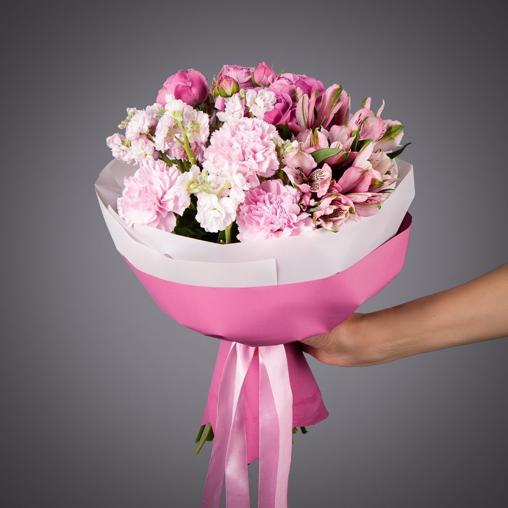 букет "симфония" pink 