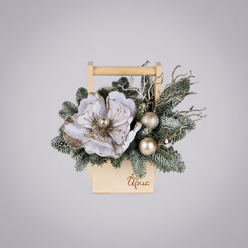 композиция “морозная нежность” 