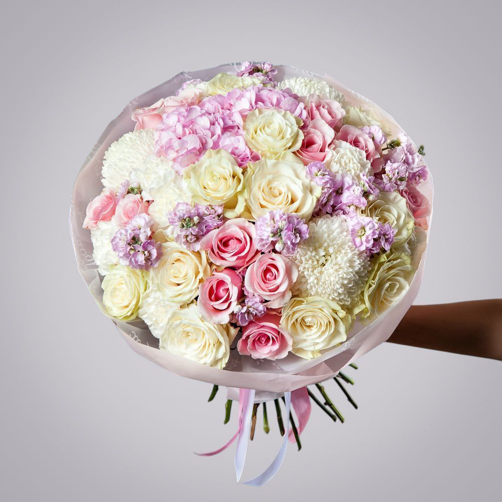 букет "розовая пастила" 