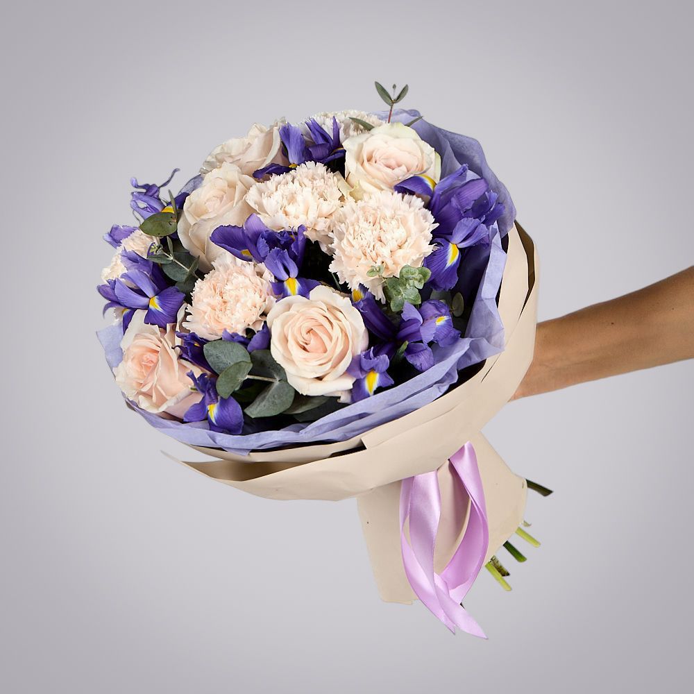 букет “звёздная лазурь” 