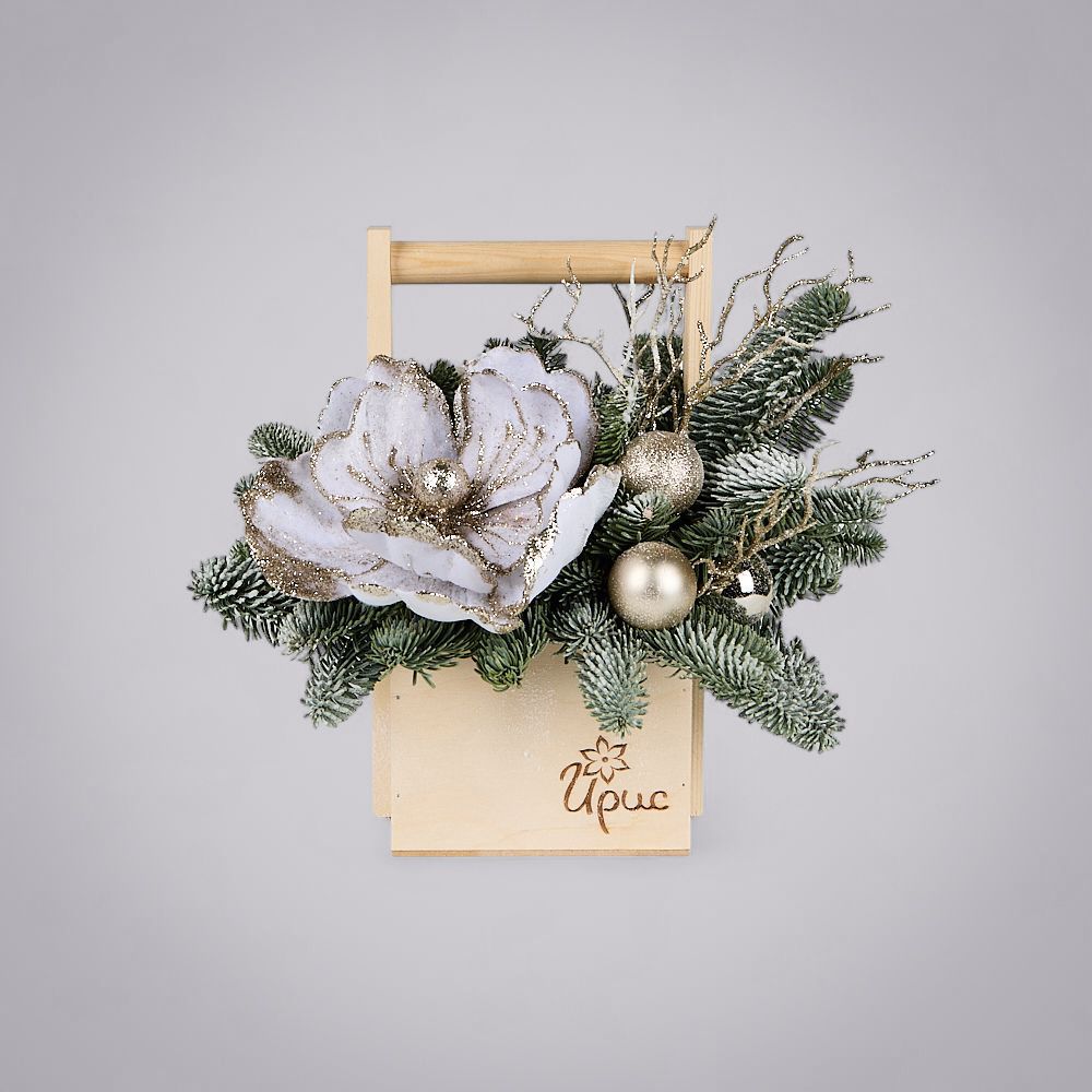 композиция “морозная нежность” 