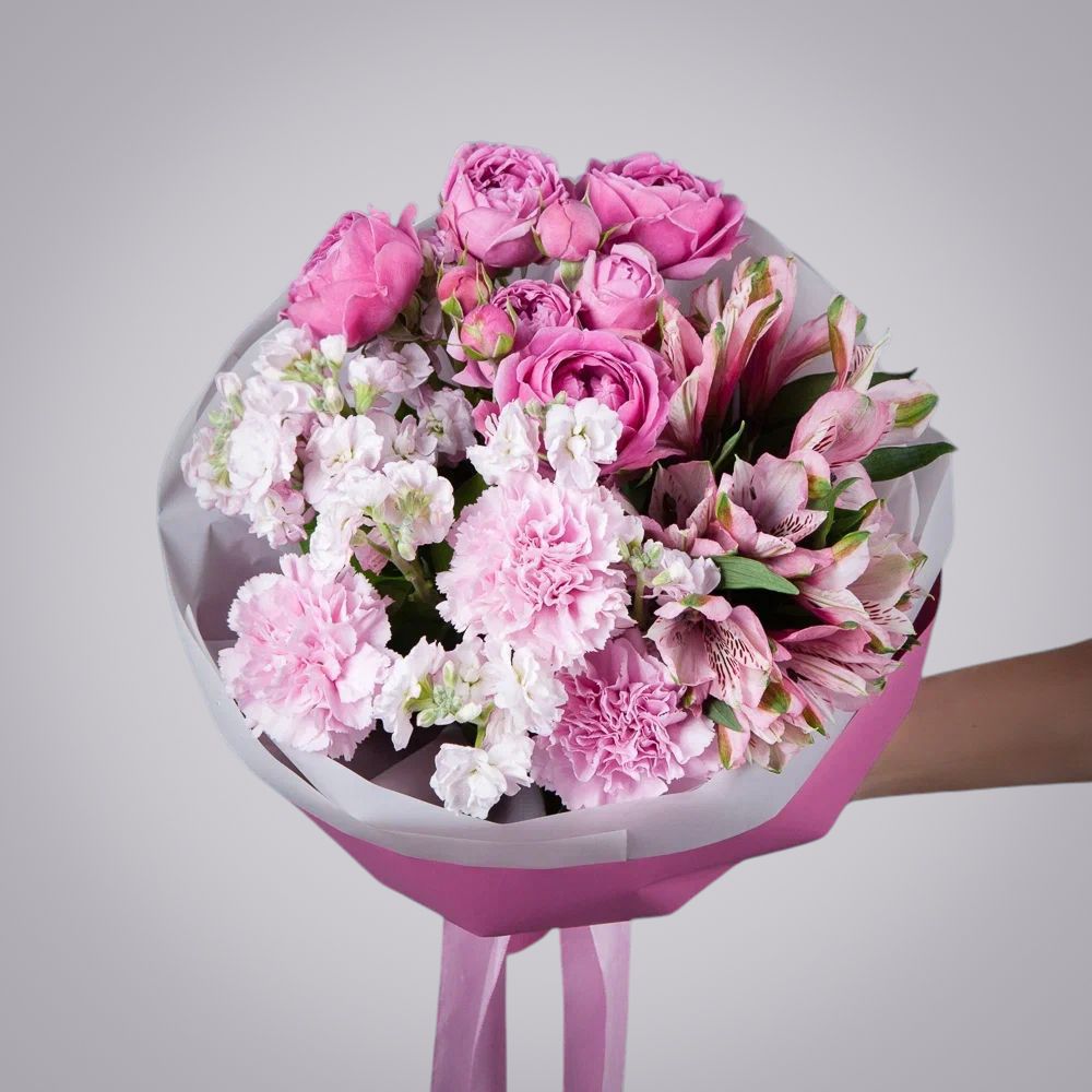 букет "симфония" pink 