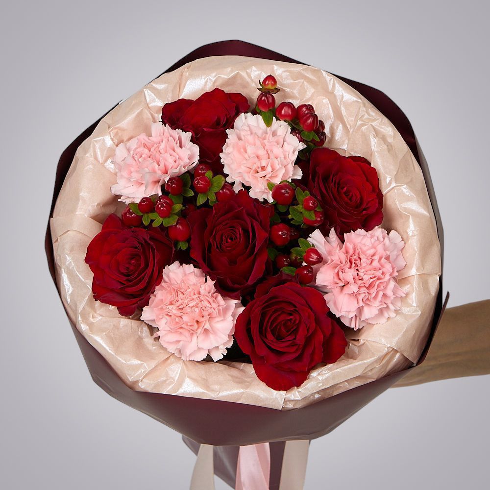 букет "пленительные моменты" s red 