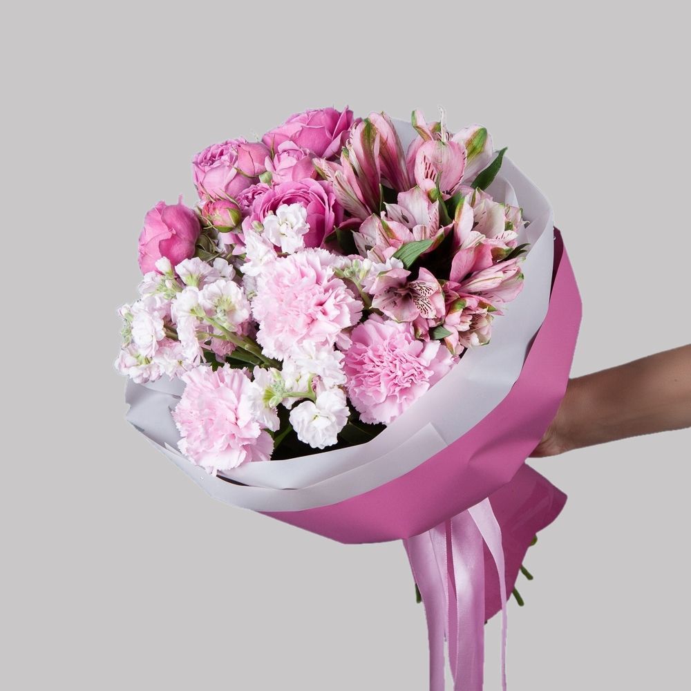 букет "симфония" pink 
