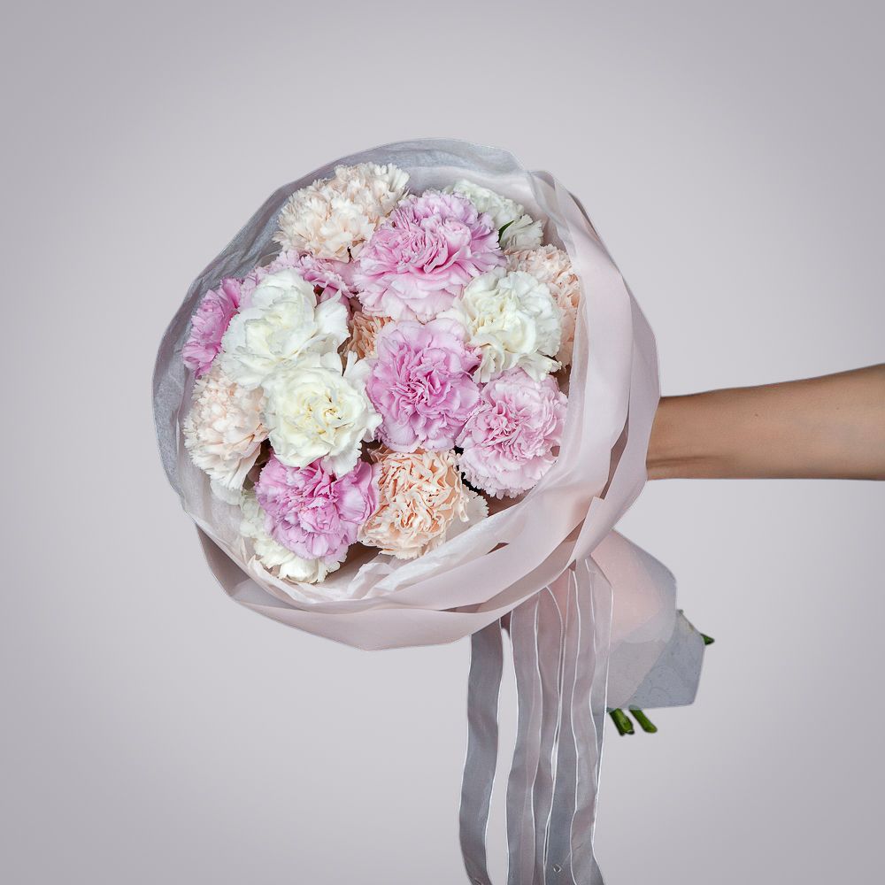 букет "клубника со сливками" s 