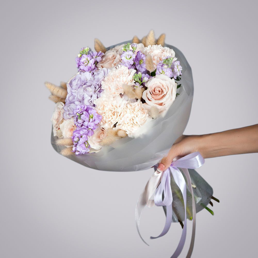 букет "сиреневое вдохновение" 