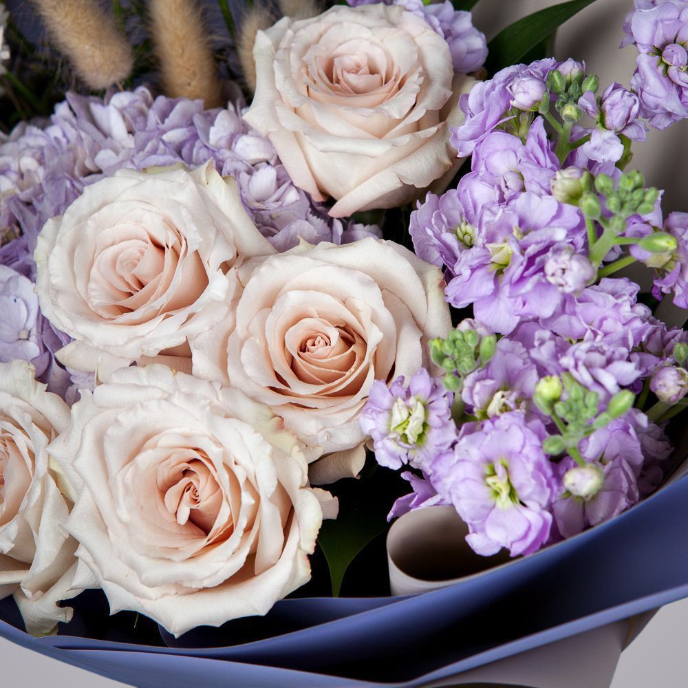 букет "сиреневый рассвет" 