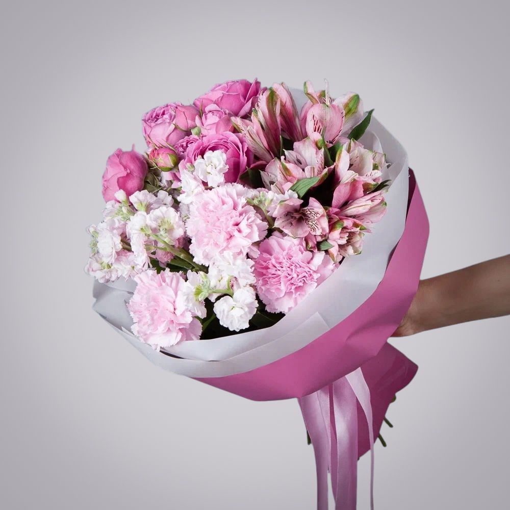 букет "симфония" pink 