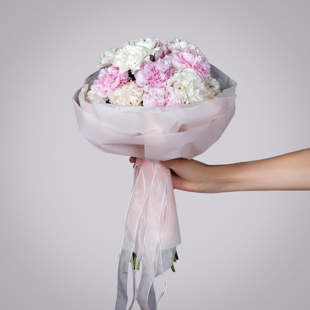 букет "клубника со сливками" s 