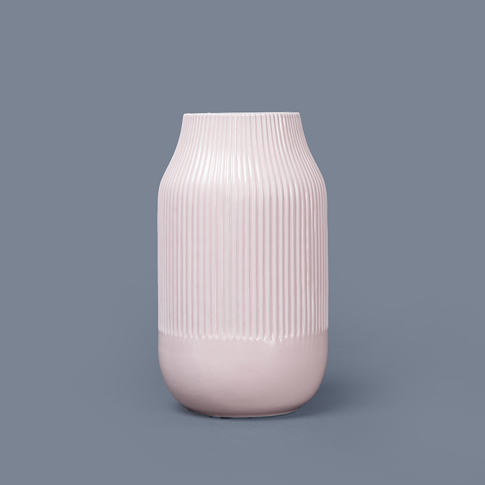 ваза декоративная розовая №3 