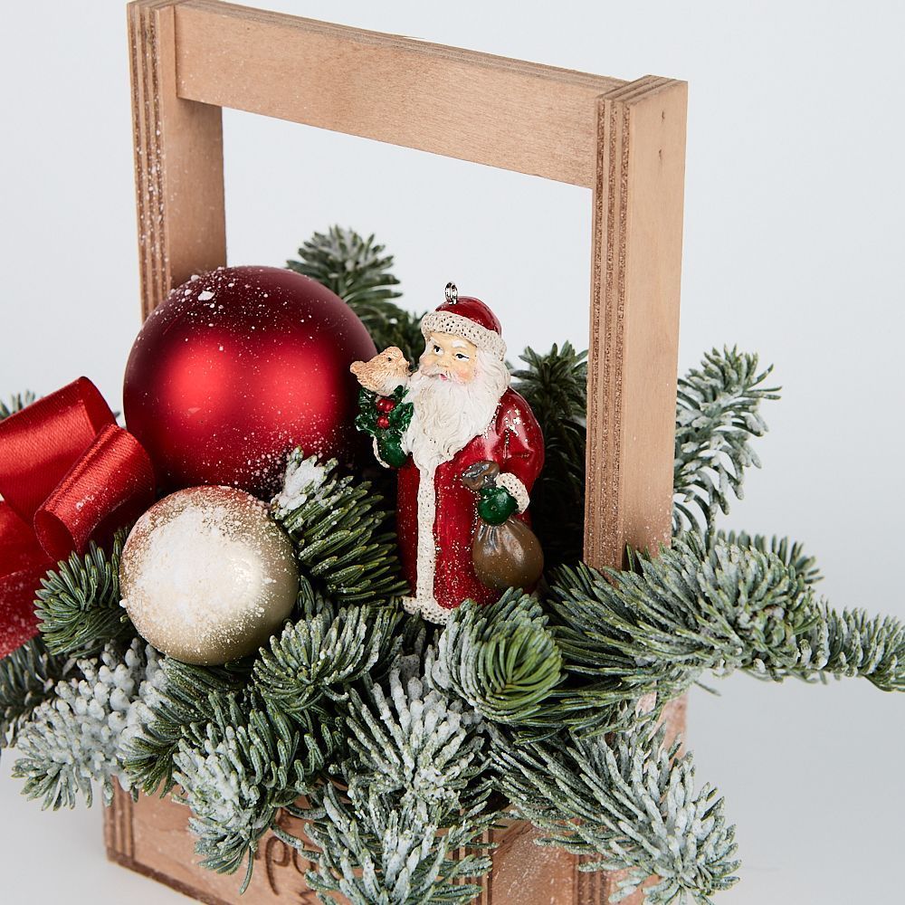 композиция “визит санты” 