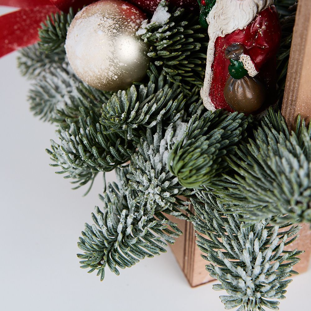 композиция “визит санты” 