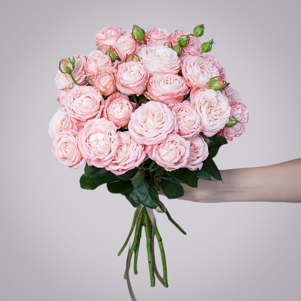 монобукет 9 роз "madam bombastic" под ленту 