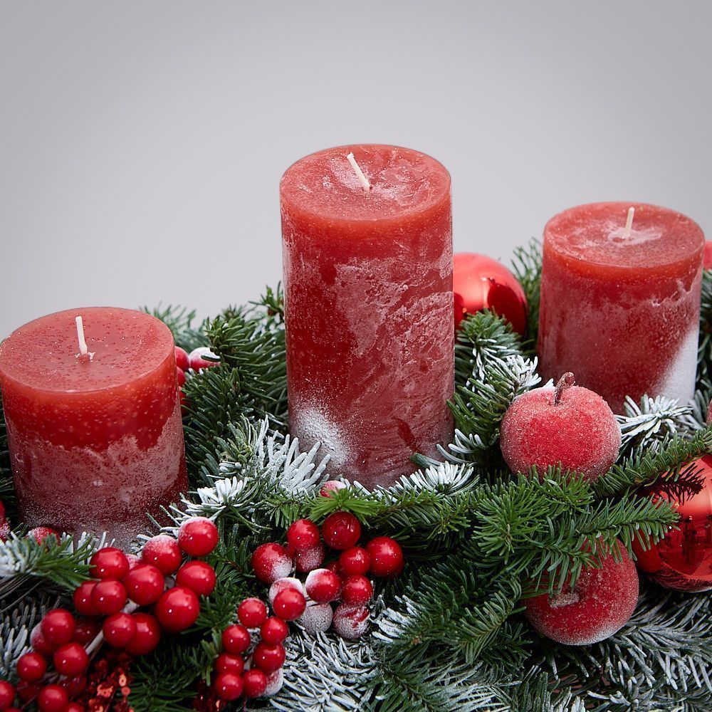 композиция “ягодный иней” 