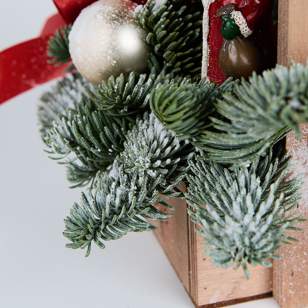 композиция “визит санты” 