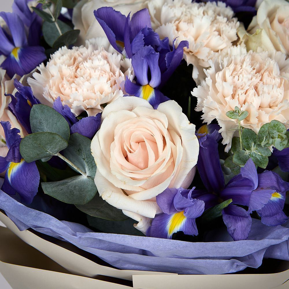 букет “звёздная лазурь” 