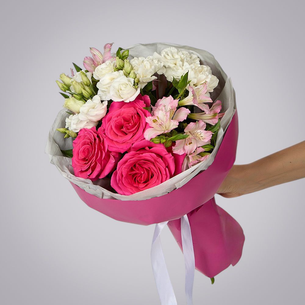 букет "сердце весны” 