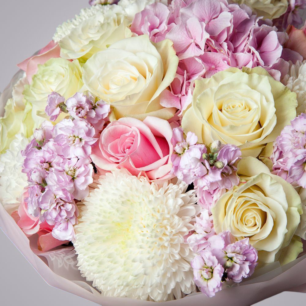 букет "розовая пастила m" 