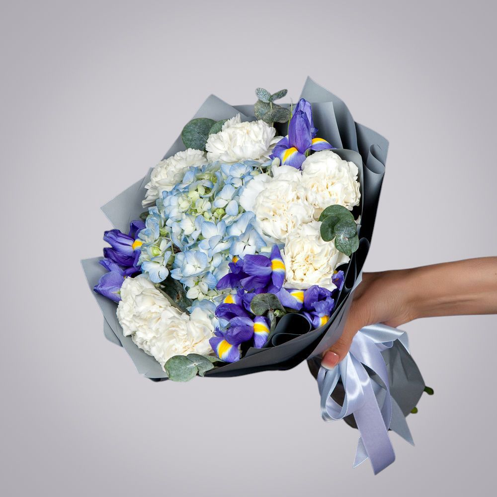 букет "лазурное утро" 