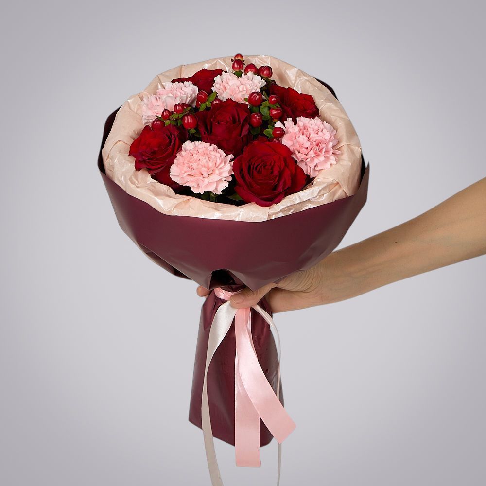 букет "пленительные моменты" s red 