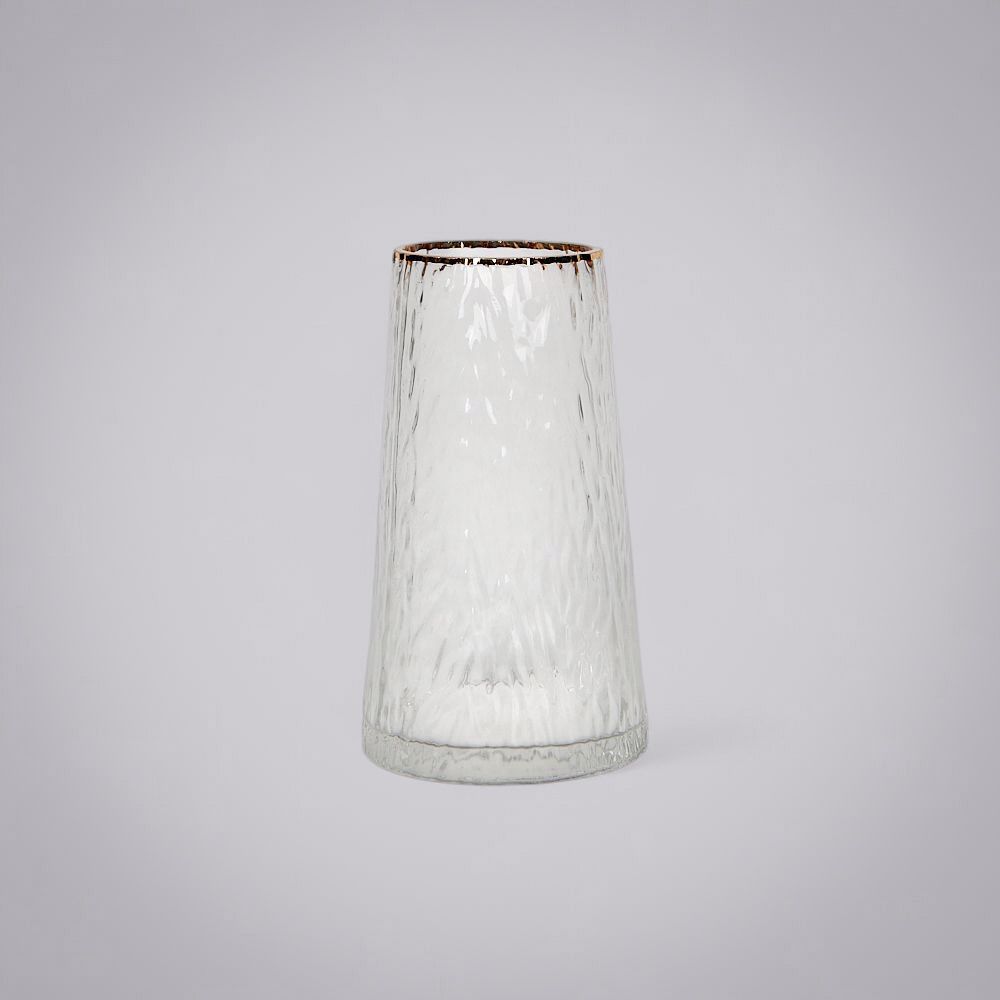 ваза стеклянная d10,8*h20 