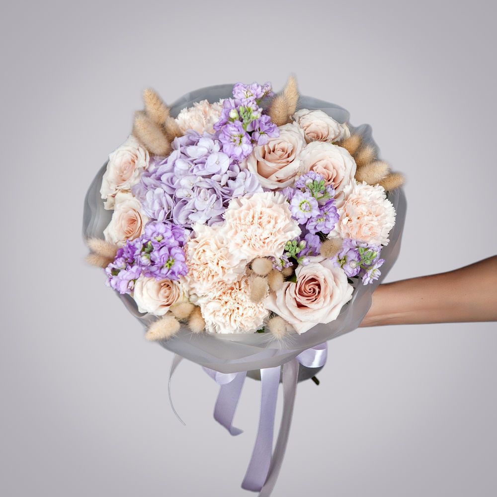 букет "сиреневое вдохновение" 