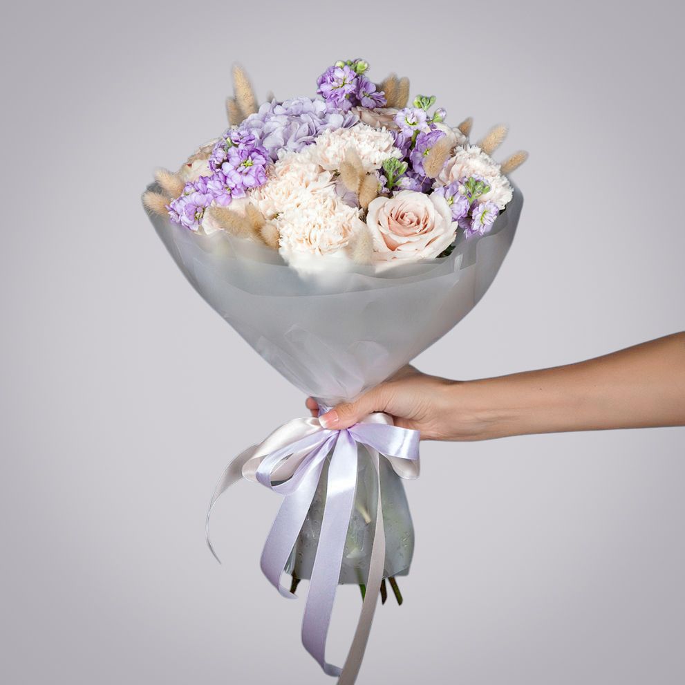 букет "сиреневое вдохновение" 