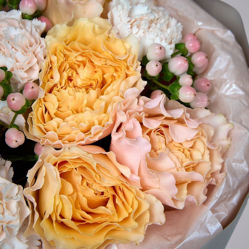 букет "пленительные моменты" s peach 