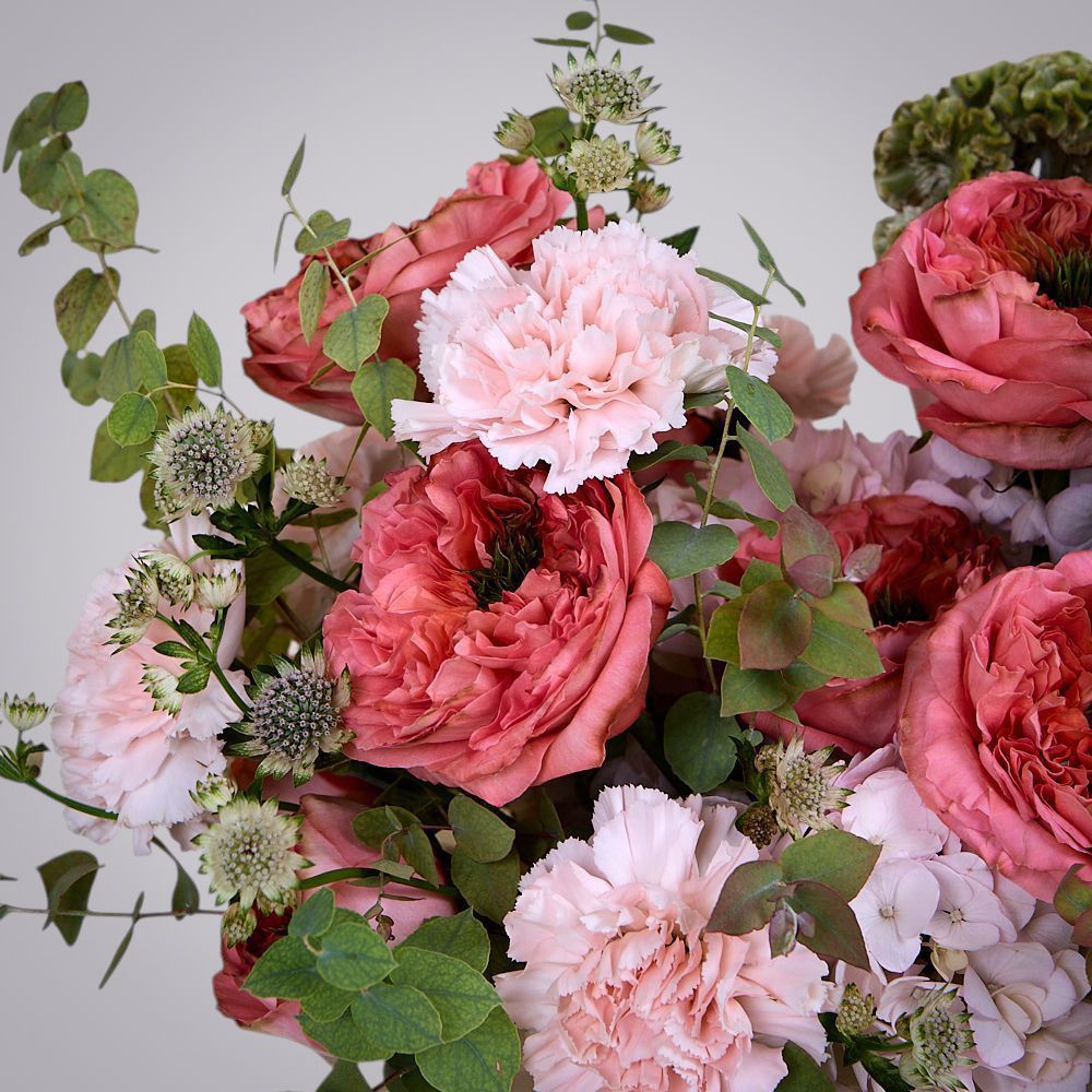 композиция “малиновый закат” 