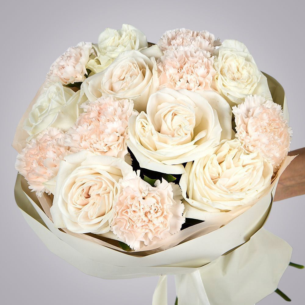 букет “жемчужное облако” 