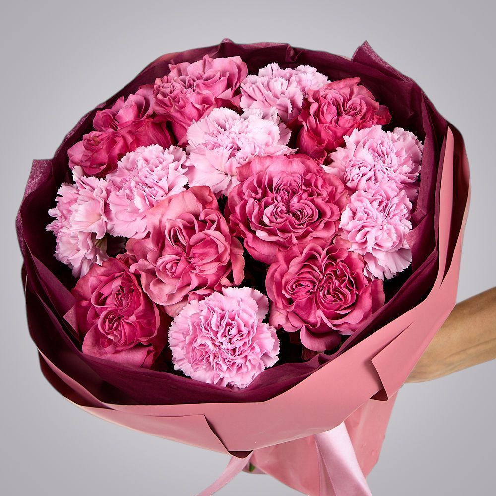 букет “малиновое поле” 