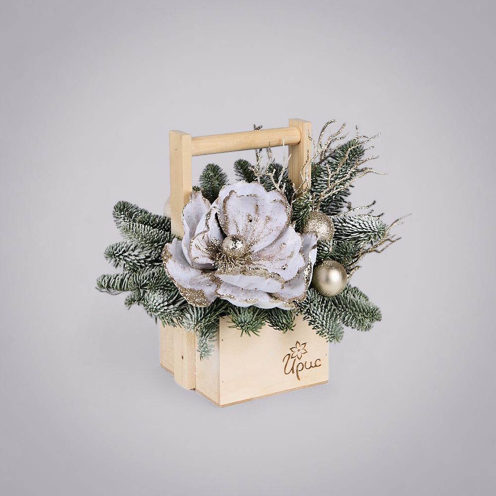 композиция “морозная нежность” 