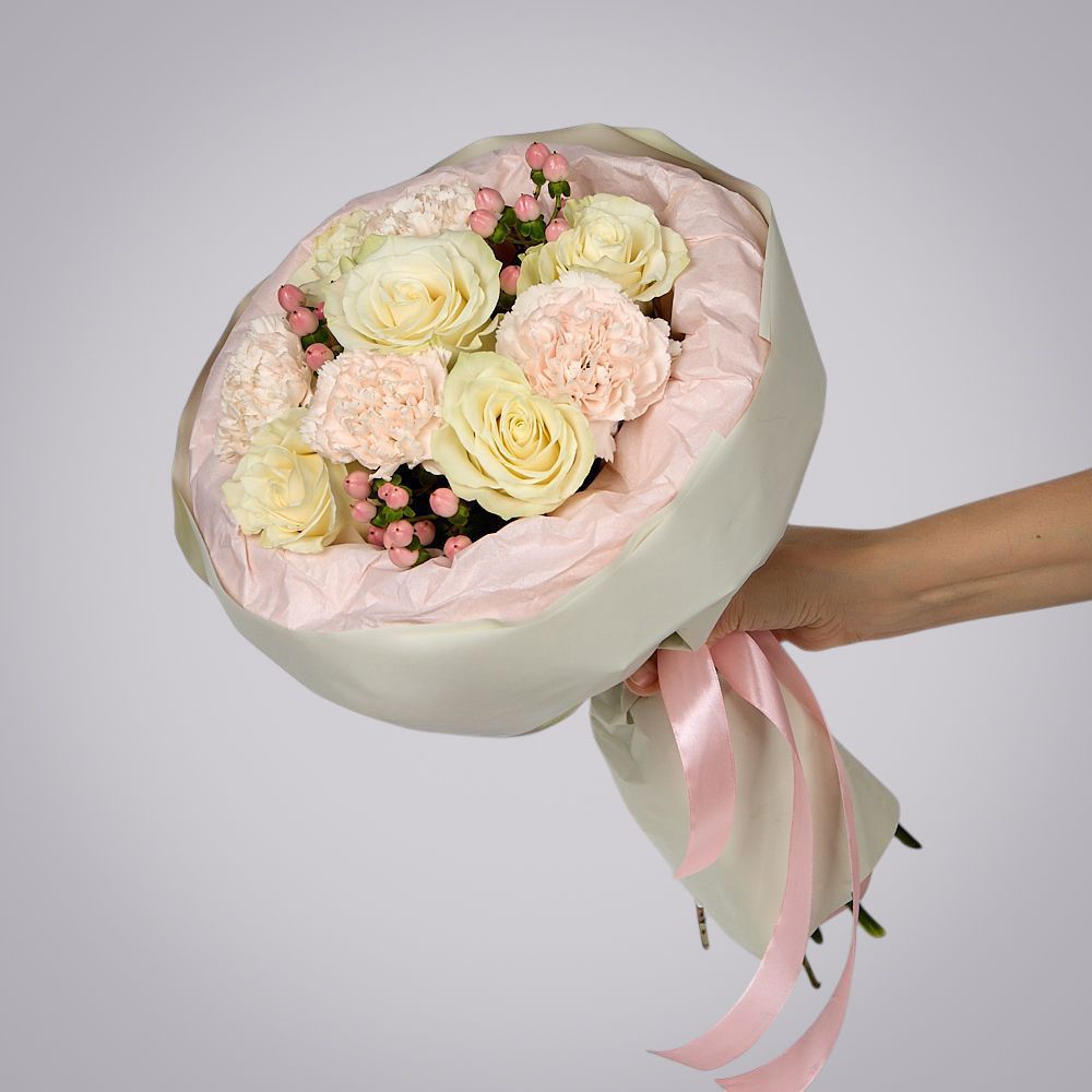 букет "пленительные моменты" s cream 