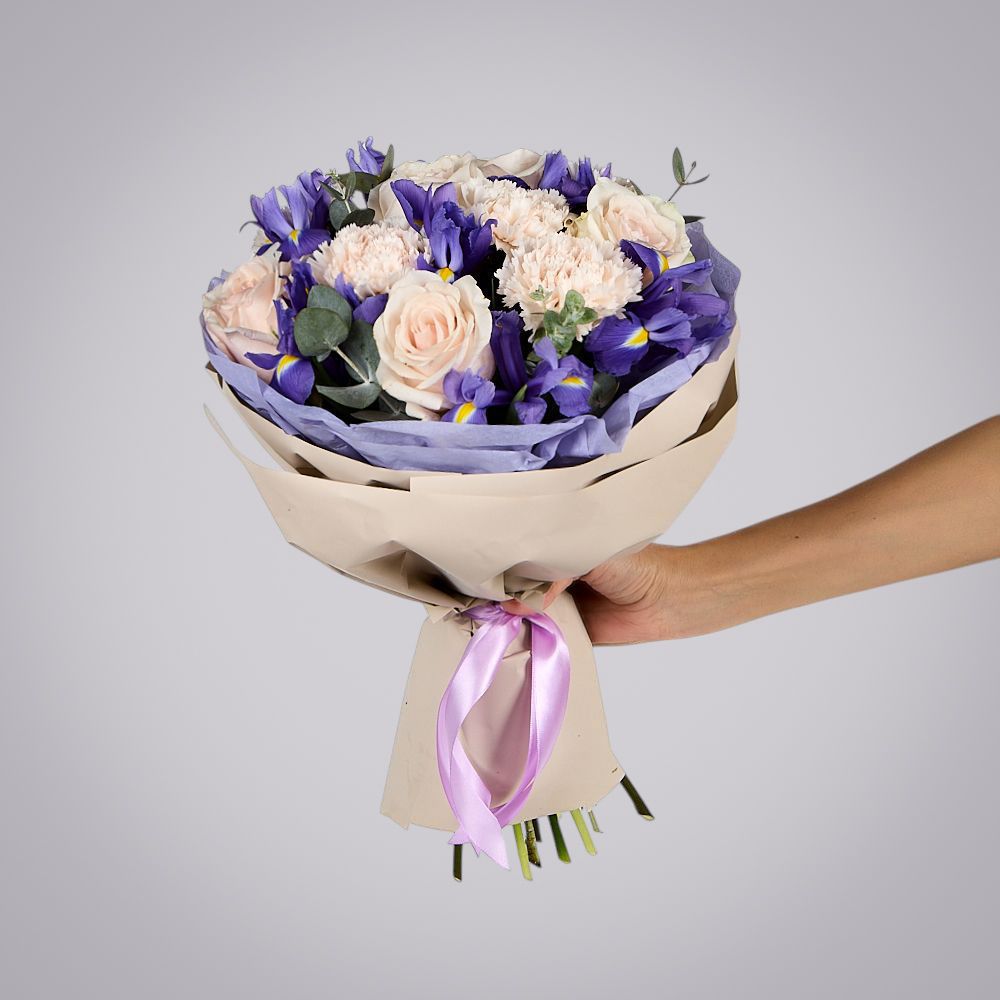 букет “звёздная лазурь” 