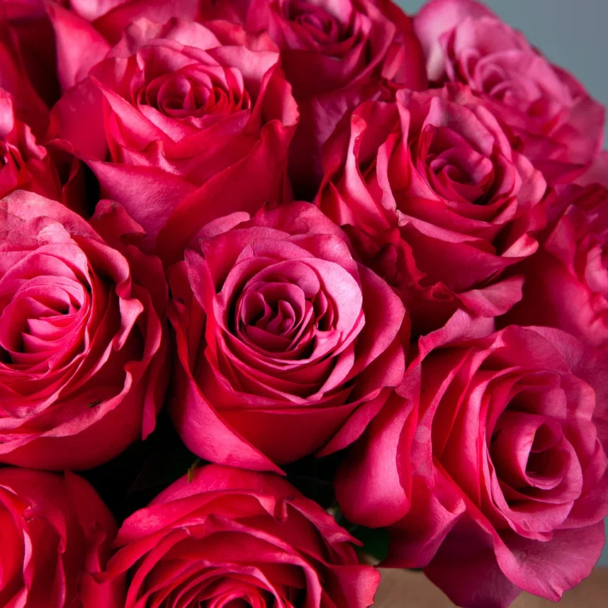 монобукет 17 роз "v.i. pink" под ленту 