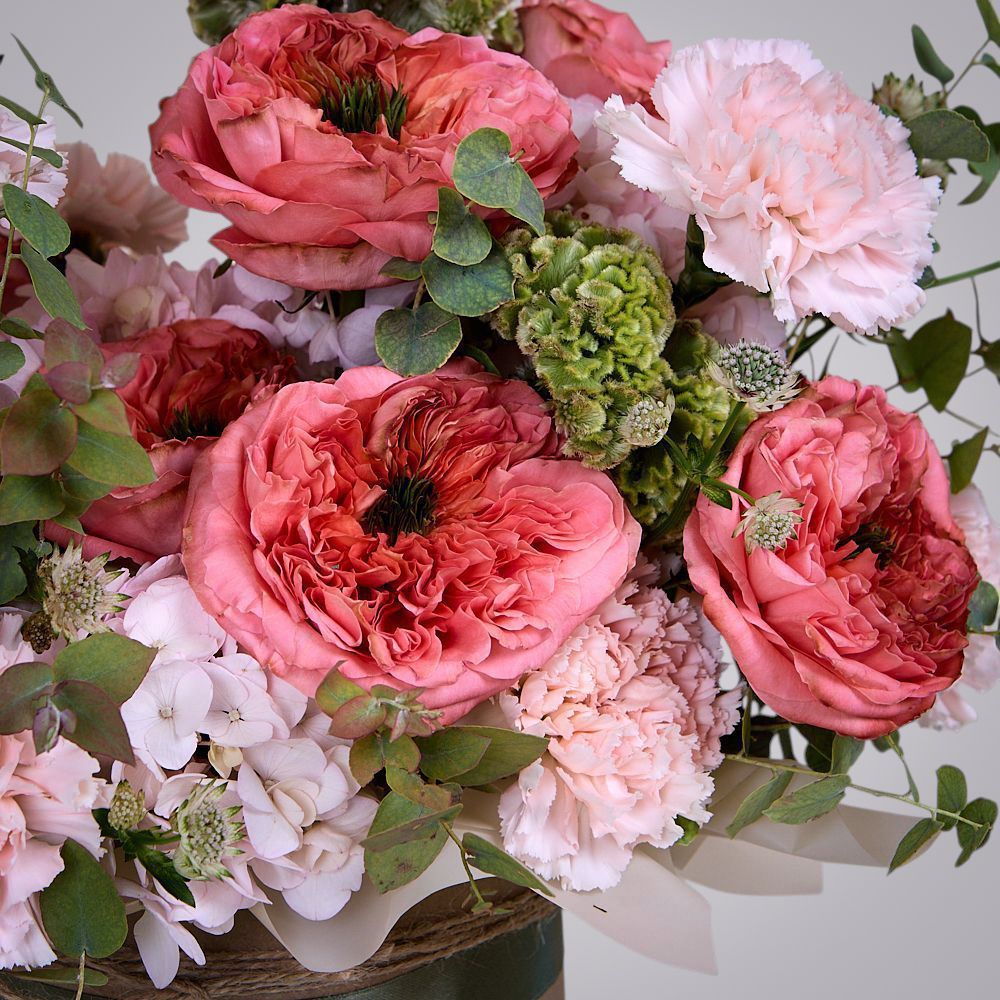 композиция “малиновый закат” 